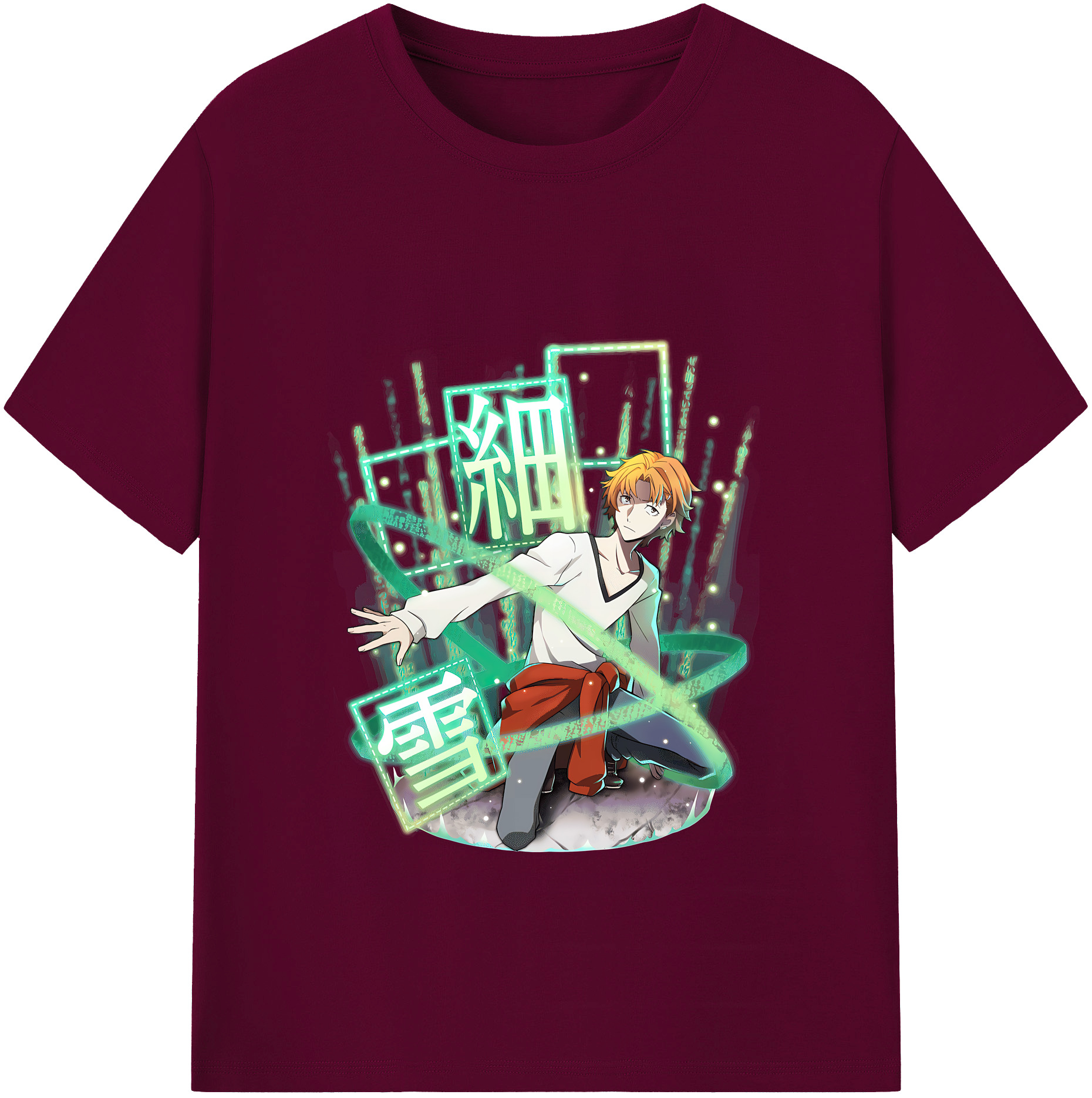 （画像用） 文豪ストレイドッグス Bungo Stray Dogs レディースカジュアルプリントTシャツ（綿100％）